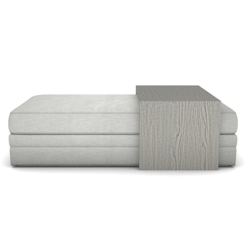 Tour de lit Boyden avec table large, Colombe Tarbee, Gris colombe