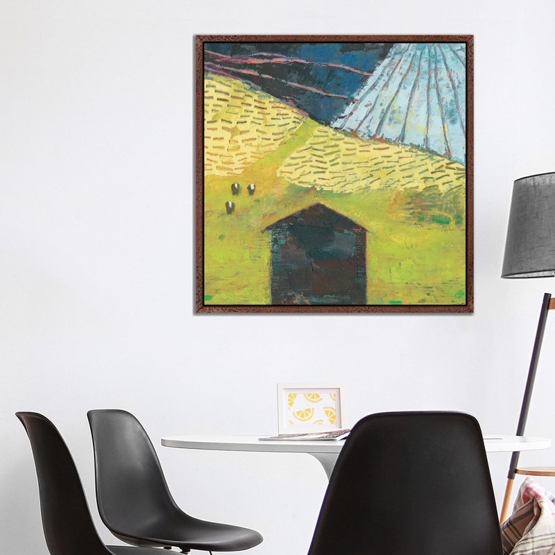 Bear Valley Barn II 1 Piece Wall Art on Canvas, 93.98 cm H x 93.98 cm W, Classic Wood Framed