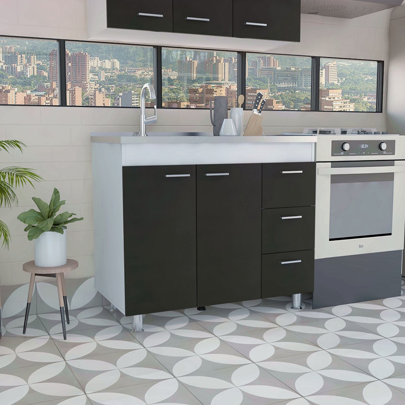 3-Drawer Base Cabinet And