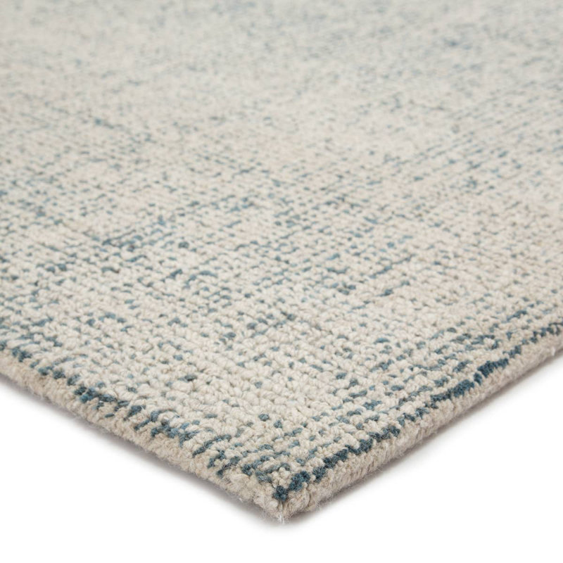 Britta Wool Area Rug in Blue, Rectangle 9' x 12'