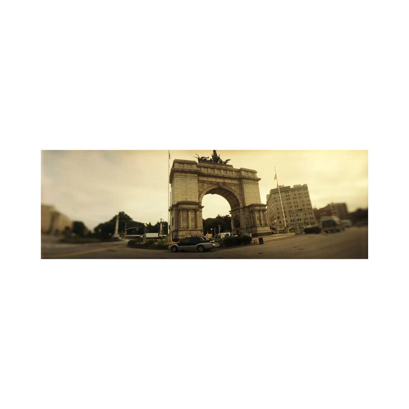 War Memorial, Soldiers And Sailors Memorial Arch, Prospect Park, Grand Army Plaza, Brooklyn, New York City, New York State, USA by Panoramic Images - Wrapped Canvas Panoramic Print