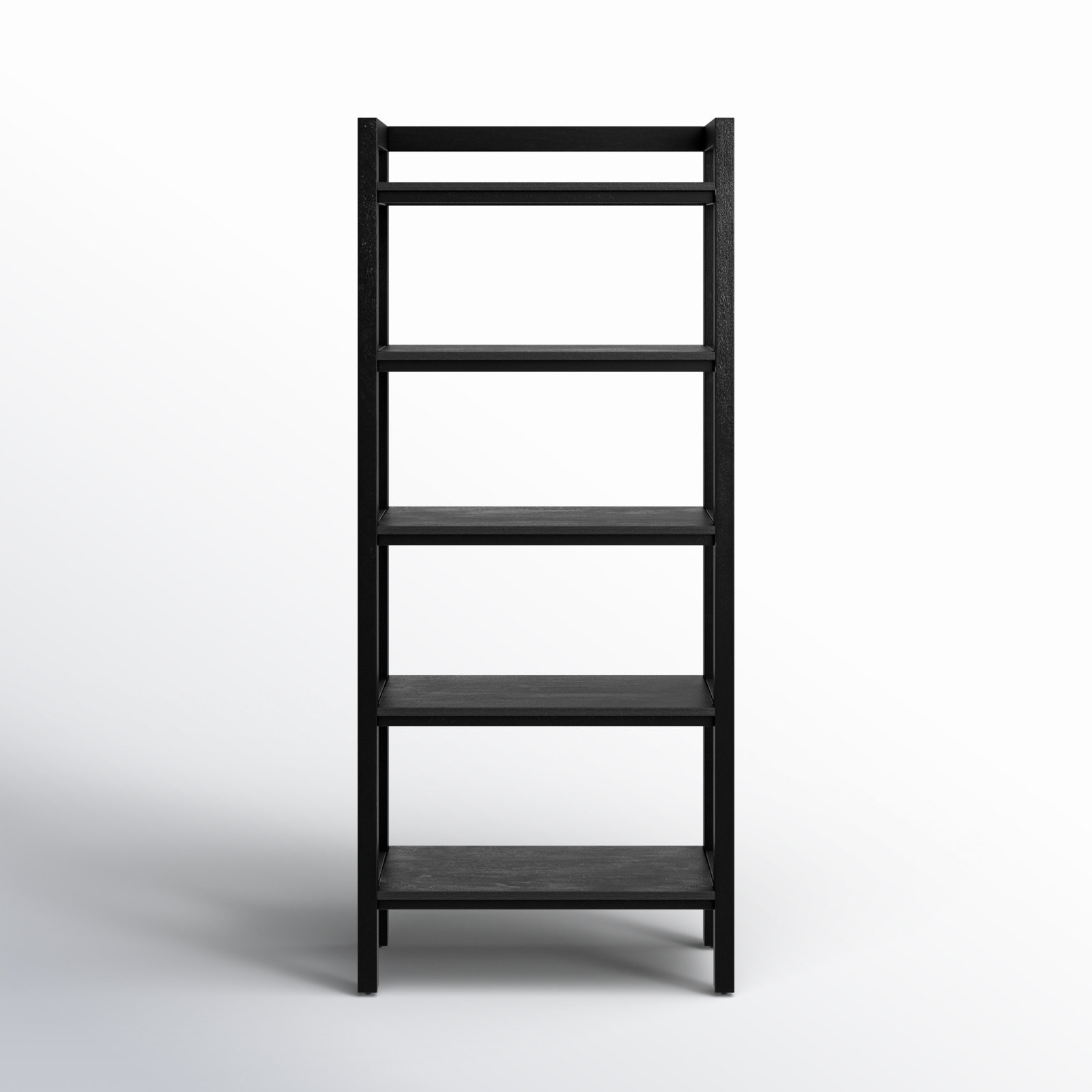 Stills 30" Mango Bookcase, Black, 70" H x 30" W x 16" D
