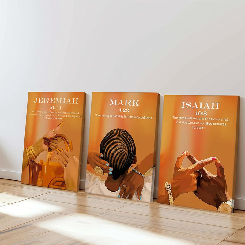3 Piece Wrapped Canvas Print