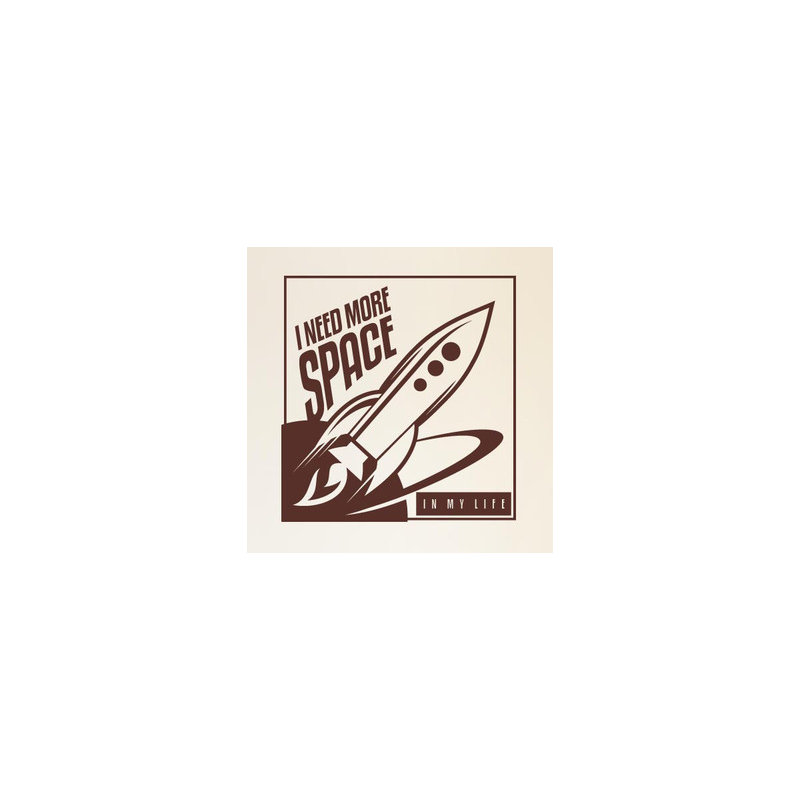 Non-Wall Damaging Wall Decal, Brown