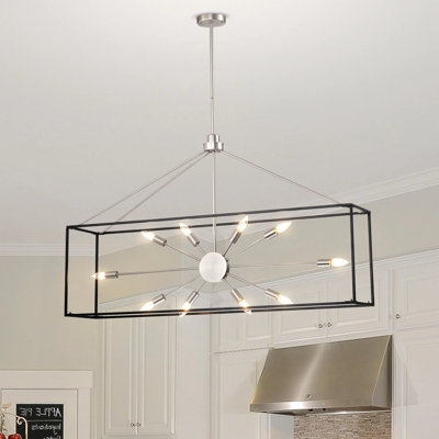 Damarrion 10 - Light Dimmable Cage Chandelier