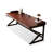 Black Rectangular Solid Wood writing desk-137309315-137309312
