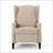 Boruta 26.5" W Manual Push Back Wing Chair Recliner-1188553005