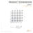 Spin White/Gray 11 in. x 11 in. Matte Porcelain (16.88 sq. ft./Case)-91637319