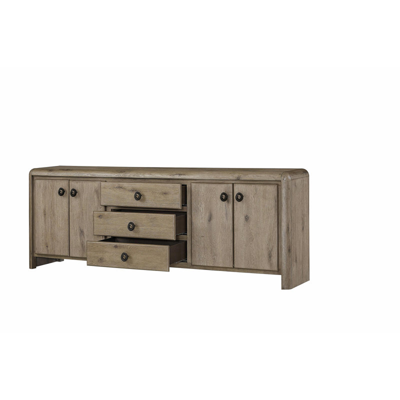 English Knotty Oak 84" Console