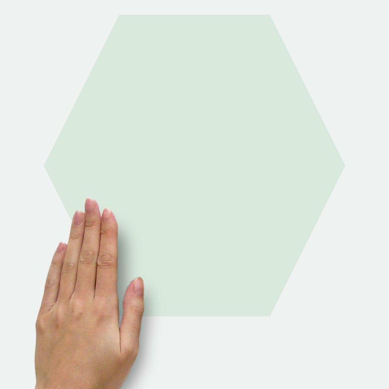 Abstract Non-Wall Damaging Wall Decal, Green