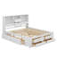 King Size Platform Bed Featuring A Headboard With Storage And An 8-Drawer Setup-874698046-874698044