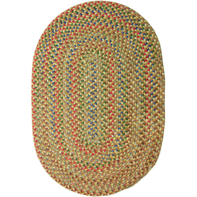 Tapis beige jaunâtre tressé Deckerville
