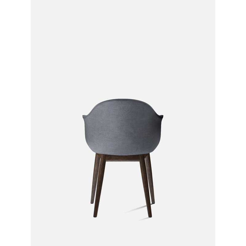 Harbour Upholstered Arm Chair, Natural Oak, Fiord 2 751 Wool