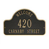 3-Line Wall Address Plaque