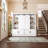 The Multifunctional Entryway Cabinet Features Sliding Rails For Ample Storage Space, Cleverly Combining A Storage Unit With A Tree-Shaped Entryway Design. Ideal For Living Rooms And Hallways,White-526794073