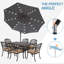 Parasol de marché éclairé Caerphilly-157318108-264100101