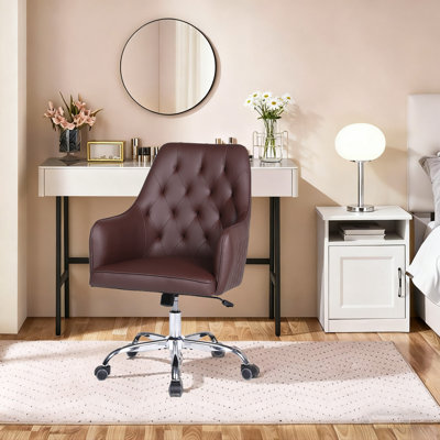 Chaises de bureau en cuir