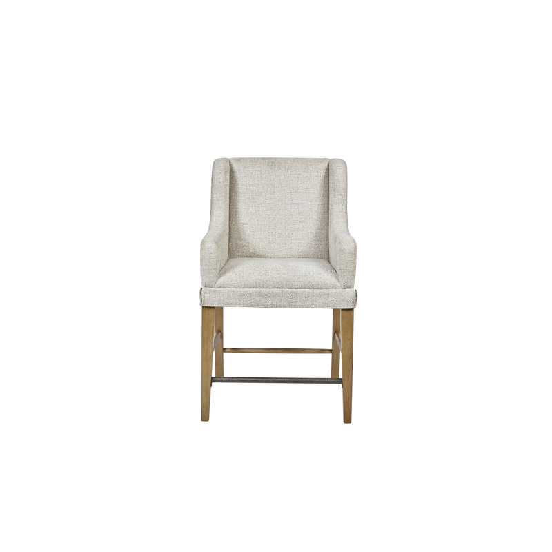 Tabouret de comptoir rembourré - Cajou (ensemble de 2), Light Tan