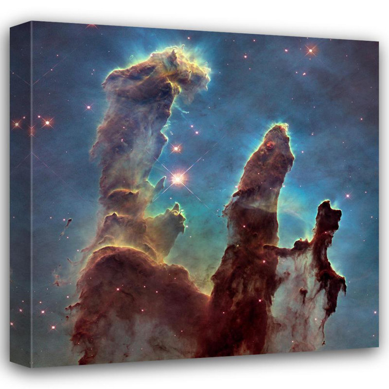 Image haute définition du M16 - Piliers de la création Hubble WFC3 / UVIS 2014, H 36 po x l 36 po
