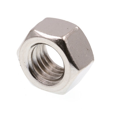 Finished Hex Nuts, 1/2 in.-13, Grade 18-8 Stainless Steel (25 Pack)