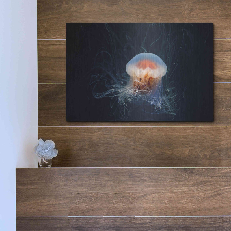 «Blast Off», art mural en métal »par Luxe, H 12 po x l 16 po 