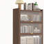 Bibliothèque de 44 po de hauteur avec 3 portes basculantes et bibliothèque-1653340600