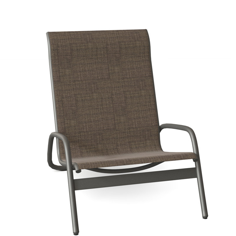 Beach Chair, Black 5D Sunbrella®, Textured Graphite