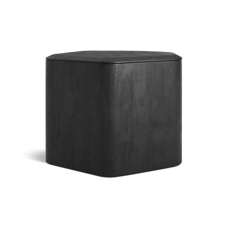 Hoard Solid Wood End Table, 18" H x 22" W x 18" D, Acacia