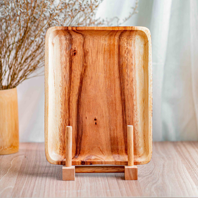 Rectangle plaque de bois d'acacia - Jumbo