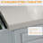 Rolling Kitchen Island, Gray-1316139455