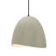 Radiance - luminaire suspendu 1 lumière Brisa - vert céladon craquelé - noir mat - l 9 po x H 8,75 po - DEL dédiée - cordon noir-1191603387-1191603364-1191603383