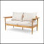 Causeuse d'extérieur en bois d'acacia Terassi