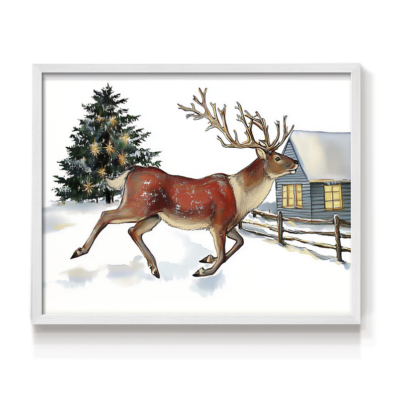 Art de Noël - Dccxxxxxxxxxxxxxxxx, H 8 po x l 10 po, Blanc