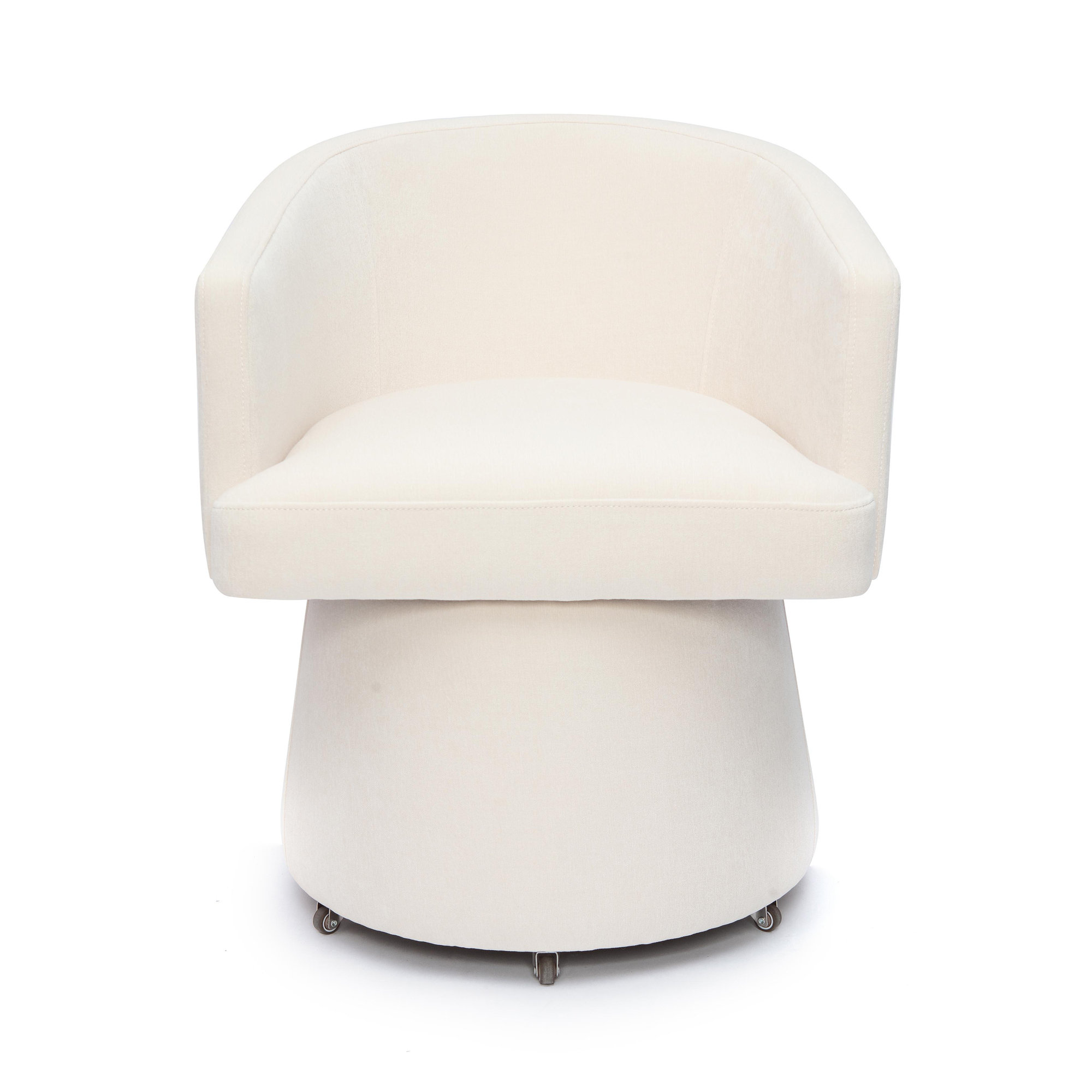 Chadbourn Recycled Fabric Office Chair, Cream