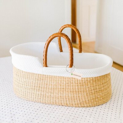 Moses Baskets with Bedding -  Design Dua, BB100-BU