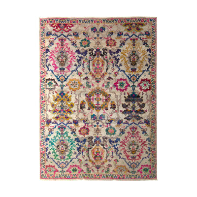 One-of-a-Kind Rectangle 8'11" X 12'3" Hand Knotted Area Rug
