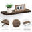 Dugald 4 Piece Paulownia Floating Shelf-1079472287