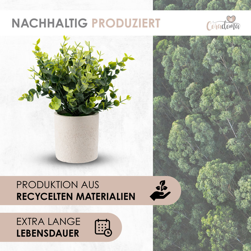 20 cm H Faux Bonsai Succulent Plant