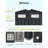 10x12 Ft Heavy-Duty Metal Storage Shed, Galvanized Steel Outdoor Utility Shed with Lockable Door & Windows-118571094