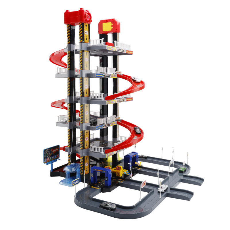 Parking Garage Block Play Learning Toys