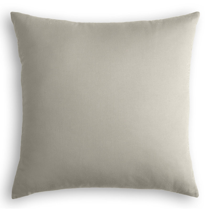 Classic Velvet Square Pillow Cover & Insert, 20" x 20", Steel
