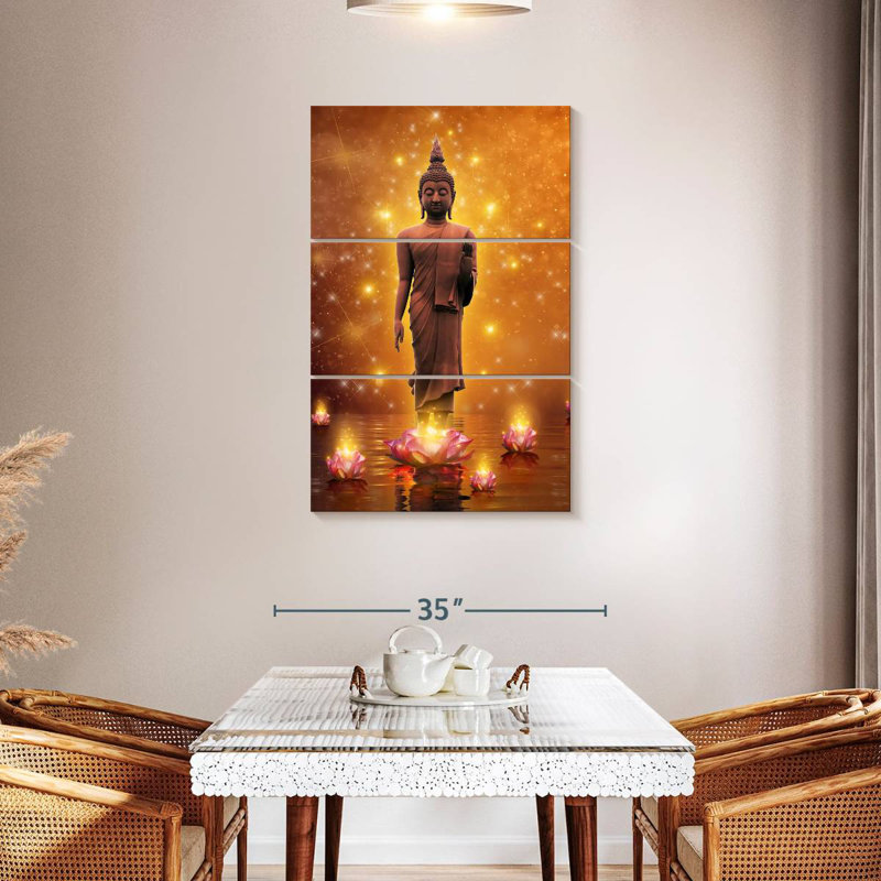 Adella Buddha Lotus, 45" H x 28" W