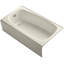 Seaforth™ 54" x 30" Alcove/Tile in Soaking Cast Iron Bathtub-10979398-65089488