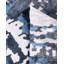 Tapis moderne fait à la main de conception unique - bleu, 8 pi 1 po x 10 pi 1 po