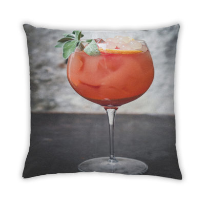 Drinks Cocktails 14 Throw Pillow