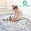 Tapis bleu / gris / oriental-1910063446