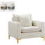 Fauteuil large en velours Naomi-1805966675