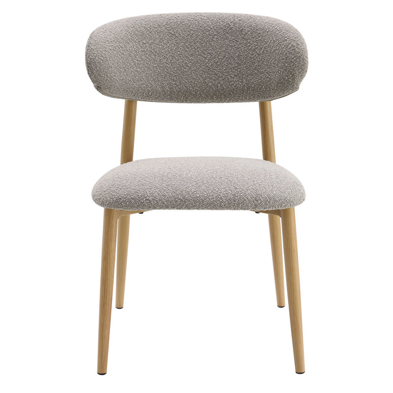 Kacey Side Chair in Gray and Natural (Set of 2)