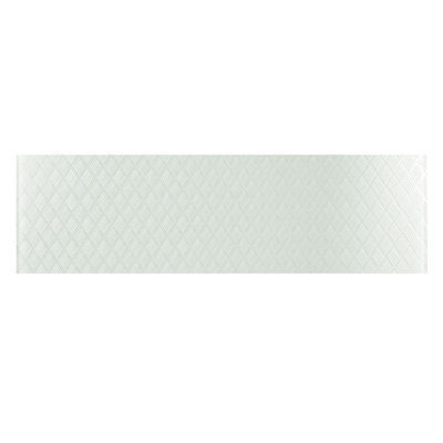 Carrelage de sol en verre texturé à bords droits 4 po x 12 po Elements