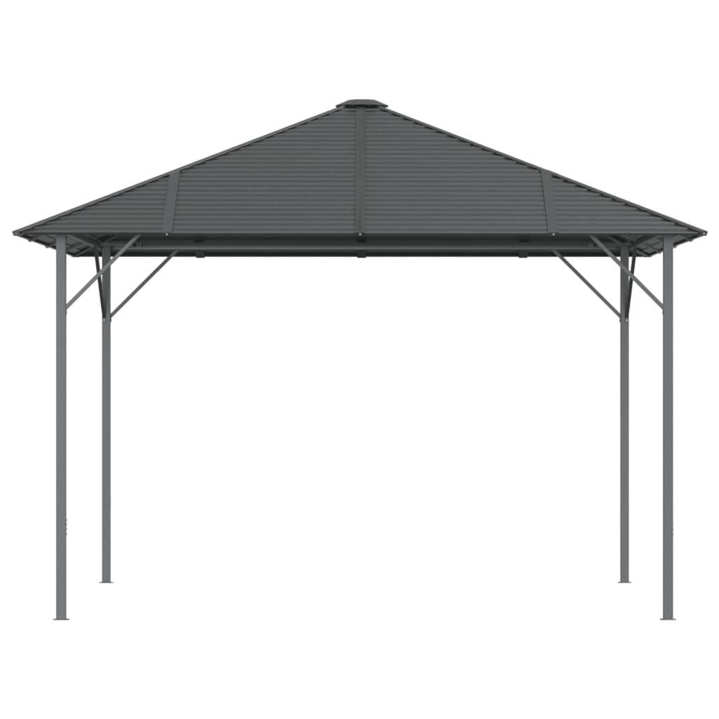 300 cm x 300 cm Terrassenpavillon Alyssa-Mae aus Metall